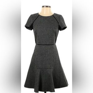 J Crew Checkered Flutter Dress